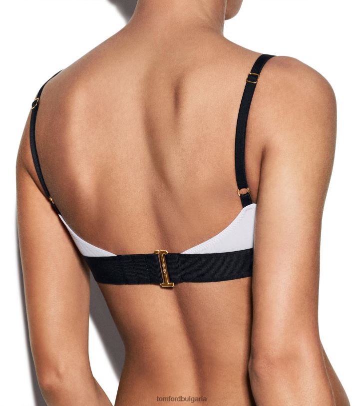 Жени облекло модален сутиен с подпис бяло TOM FORD B880D1362