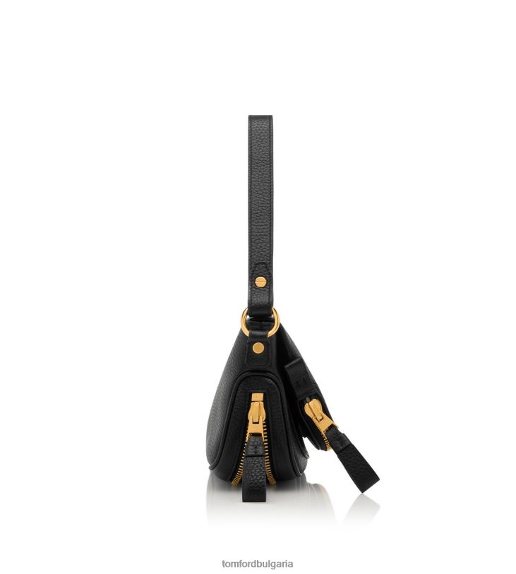 Жени аксесоар кожена чанта Jennifer през рамо черен TOM FORD B880D1475