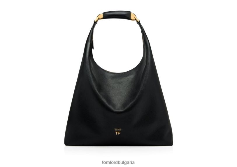 Жени аксесоар зърнеста кожа бианка голям скитник черен TOM FORD B880D1504