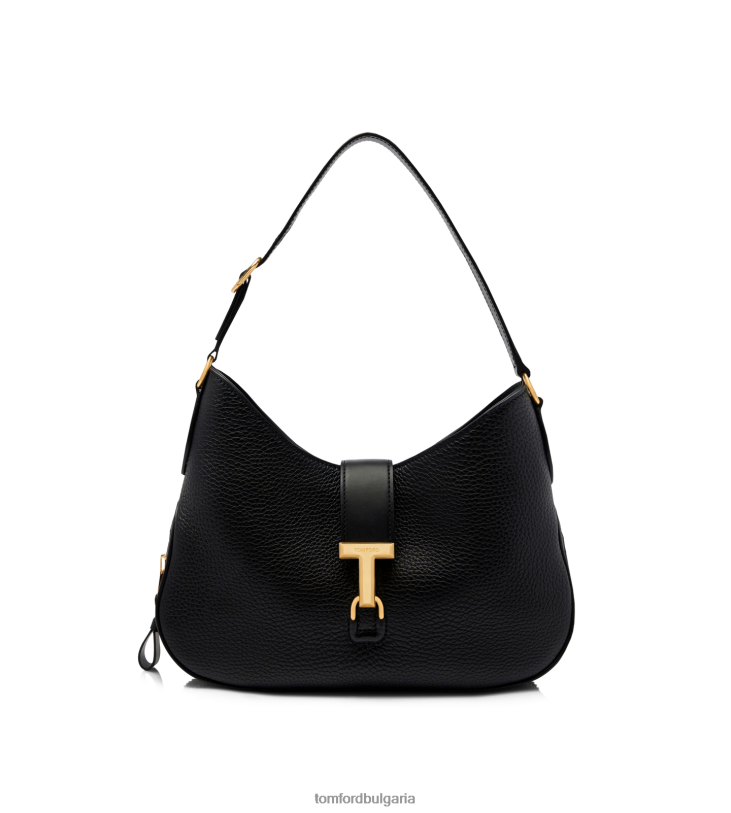 Жени аксесоар кожен монарх среден скитник черен TOM FORD B880D1515