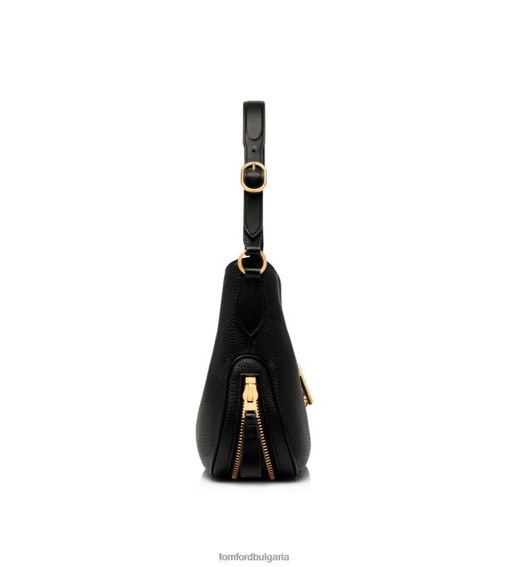 Жени аксесоар кожен монарх среден скитник черен TOM FORD B880D1515