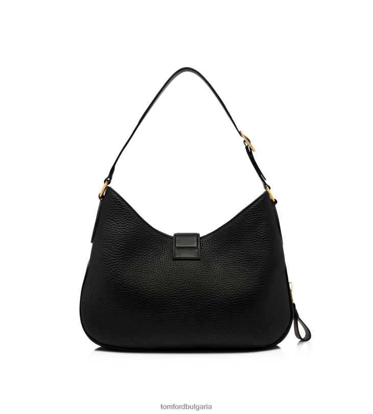 Жени аксесоар кожен монарх среден скитник черен TOM FORD B880D1515