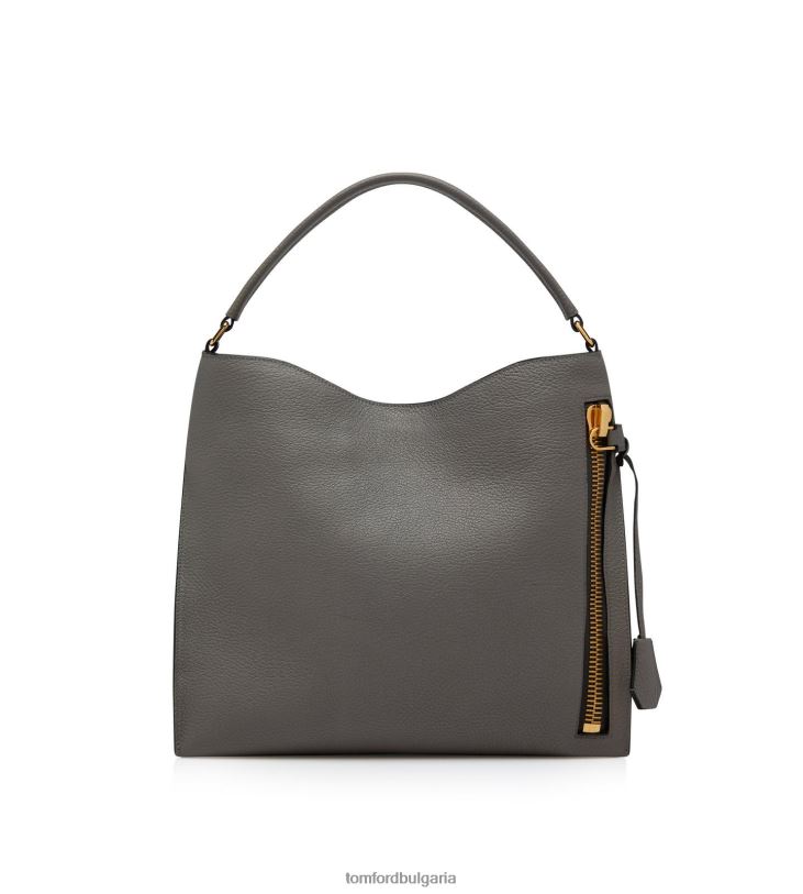 Жени аксесоар зърнеста кожа alix малък скитник графит TOM FORD B880D1477