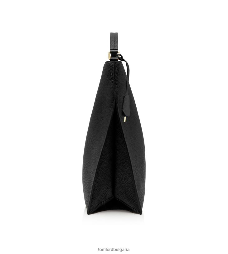 Жени аксесоар зърнеста кожа alix голям скитник черен TOM FORD B880D1481