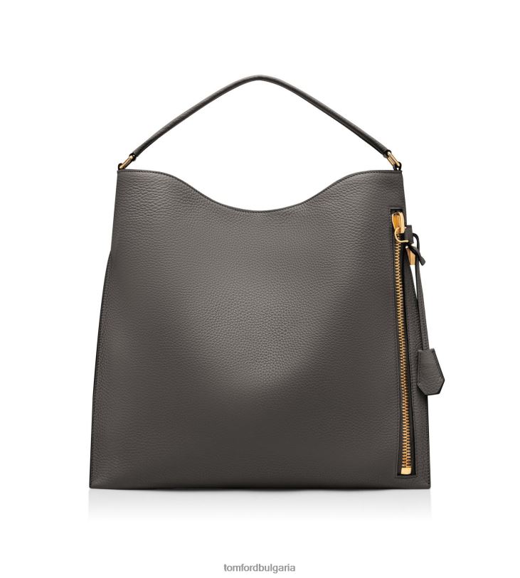 Жени аксесоар зърнеста кожа alix голям скитник графит TOM FORD B880D1482