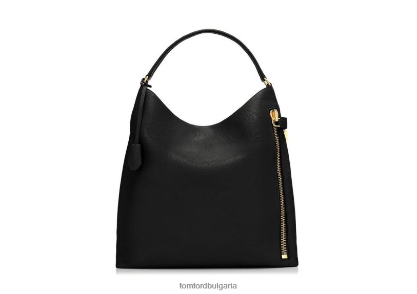 Жени аксесоар зърнеста кожа малък alix hobo черен TOM FORD B880D1478