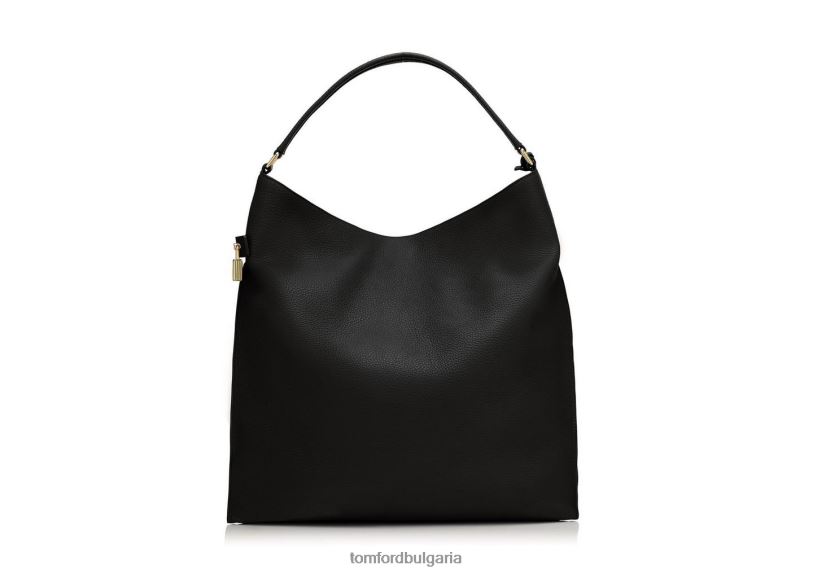 Жени аксесоар зърнеста кожа малък alix hobo черен TOM FORD B880D1478