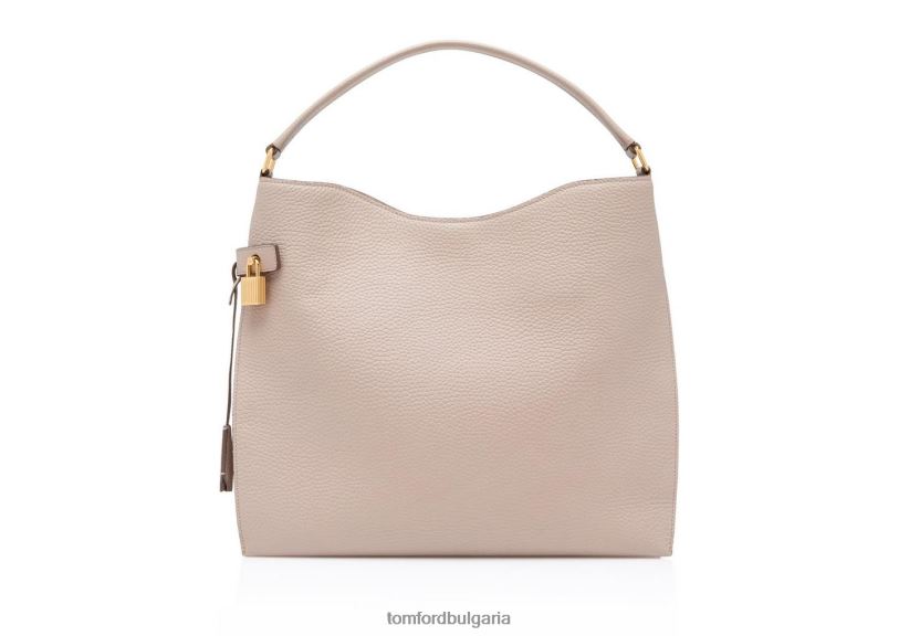 Жени аксесоар зърнеста кожа малък alix hobo копринено кафяво TOM FORD B880D1479