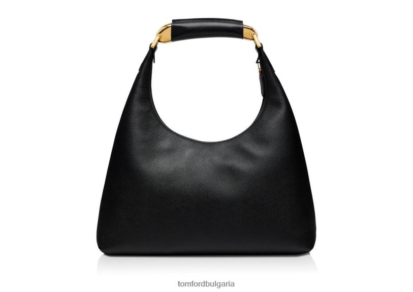 Жени аксесоар зърнеста кожа bianca малък скитник черен TOM FORD B880D1498
