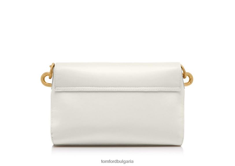 Жени аксесоар ватирана кожена t средна чанта през рамо тебешир TOM FORD B880D1494