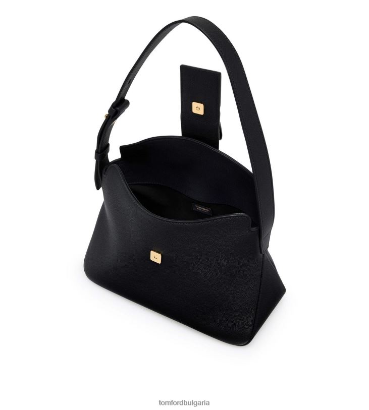 Жени аксесоар зърнеста кожа tf mini hobo черен TOM FORD B880D1487