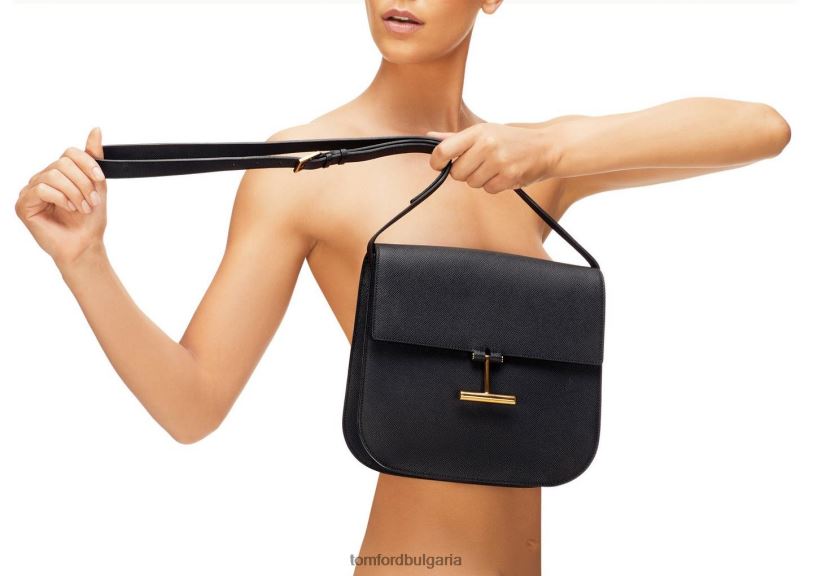 Жени аксесоар чанта през рамо от зърнеста кожа тара тебешир TOM FORD B880D1451