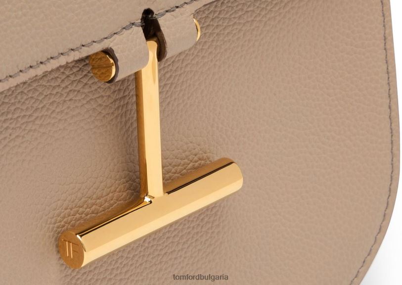 Жени аксесоар зърнеста кожа тара мини crossbody копринено кафяво TOM FORD B880D1447