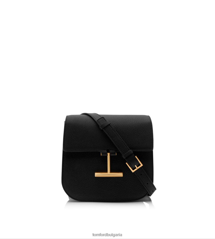 Жени аксесоар зърнеста кожа тара мини crossbody черен TOM FORD B880D1459