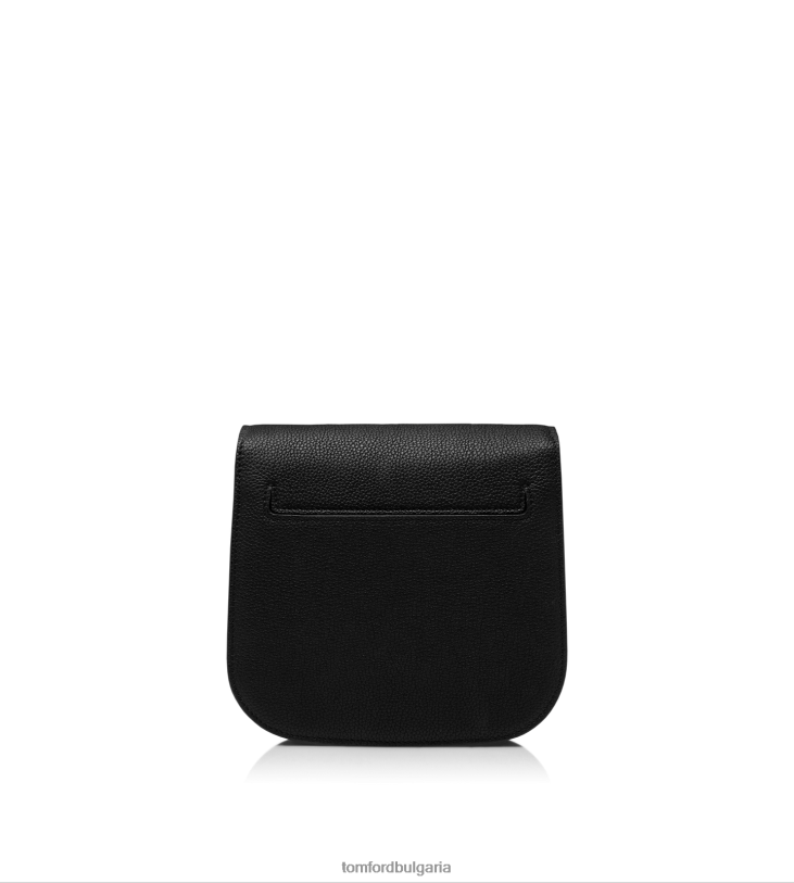 Жени аксесоар зърнеста кожа тара мини crossbody черен TOM FORD B880D1459