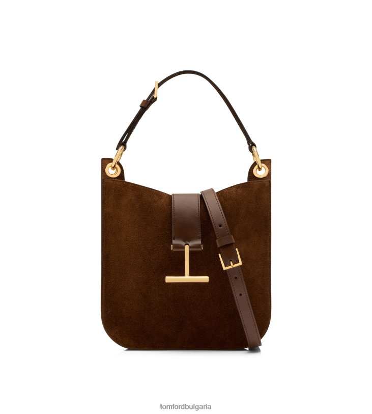 Жени аксесоар велурена кожа и гладка кожа тара малък crossbody уиски TOM FORD B880D1465