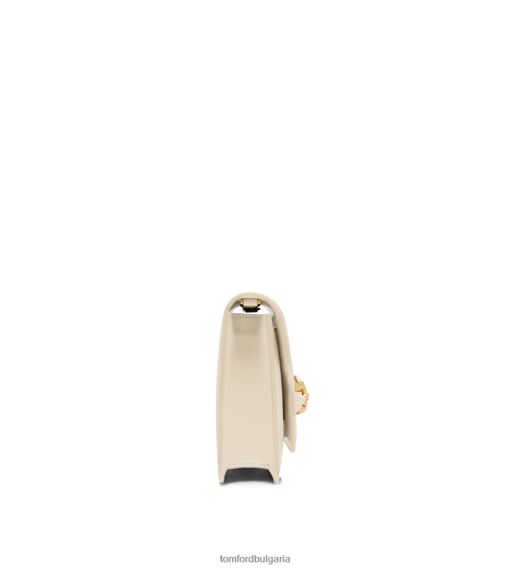 Жени аксесоар малка кожена чанта Whitney с ефект палмелато сметана TOM FORD B880D1436