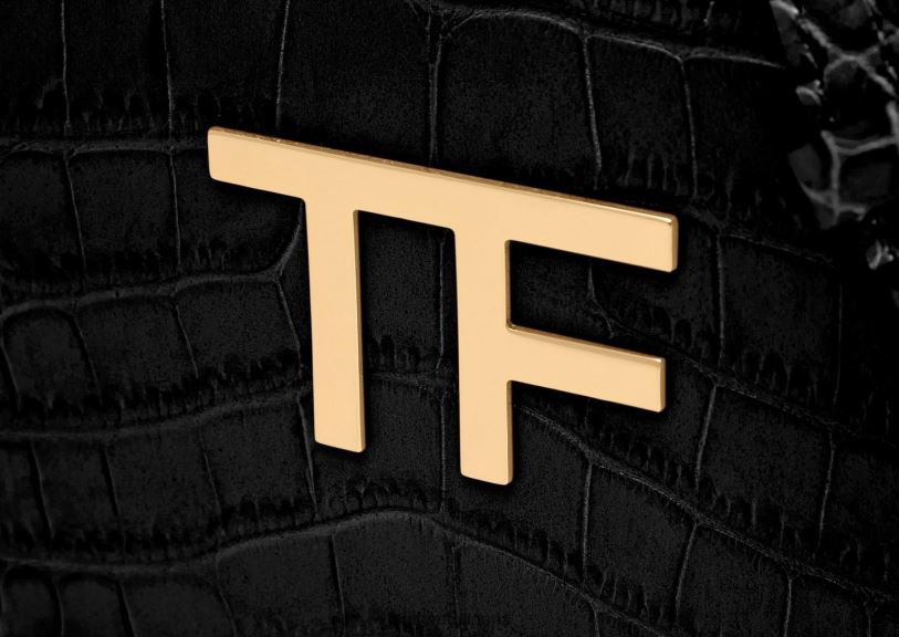 Жени аксесоар мини чанта tf от лъскава щампована крокодилска кожа черен TOM FORD B880D1420