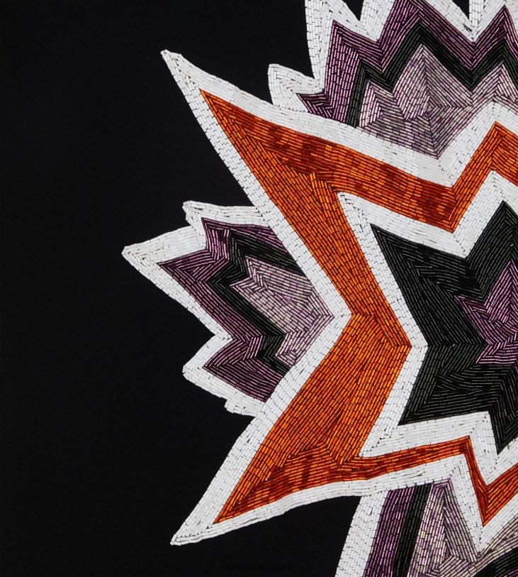 Жени облекло вечерна рокля kapow черно и многоцветно TOM FORD B880D1086