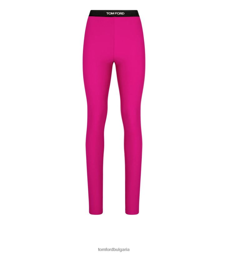 Жени облекло еластични клинове с лого от ликра фусия TOM FORD B880D1108