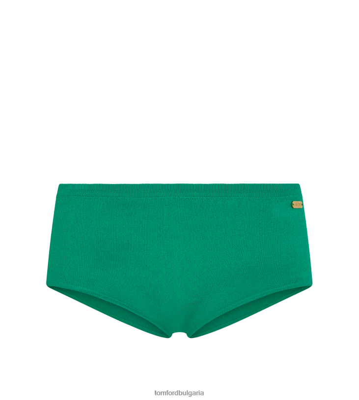 Жени облекло панталони от еластично трико от трико нефрит TOM FORD B880D1128