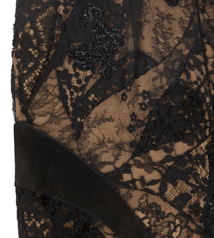 Жени облекло панталони с дантелен пачуърк и струйна бродерия черен TOM FORD B880D1139