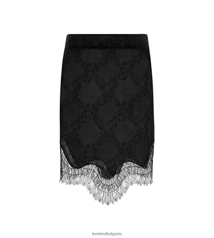 Жени облекло Вечерна пола от дантела Ramage Tattoo черен TOM FORD B880D1258