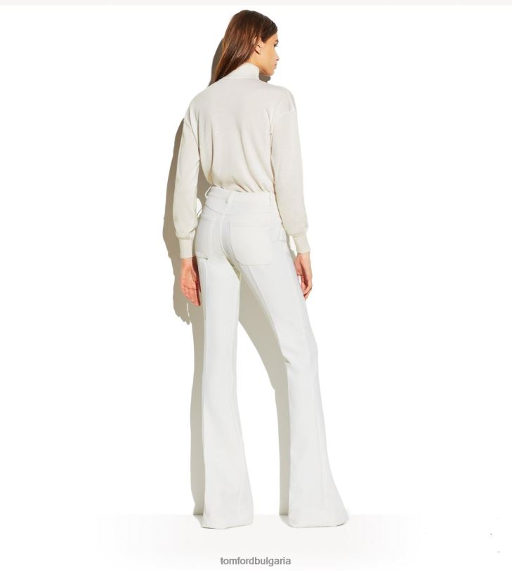 Жени облекло фина копринена водолазка от кашмир черен TOM FORD B880D1247