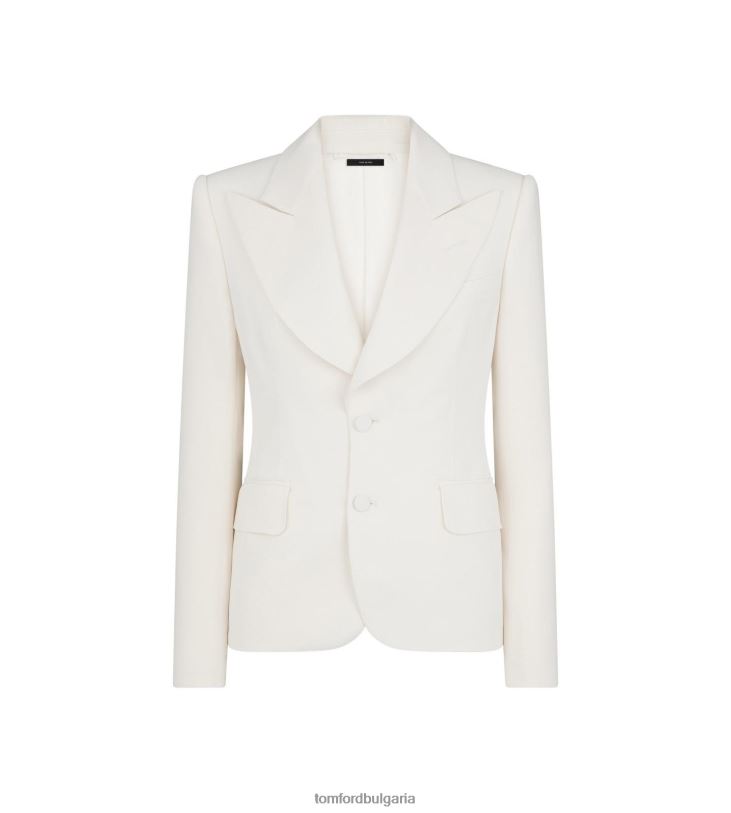 Жени облекло двойно копринено сако от жоржет тебешир TOM FORD B880D1220