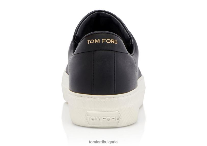 Жени обувки градски ниски кецове от гладка кожа черен TOM FORD B880D1353