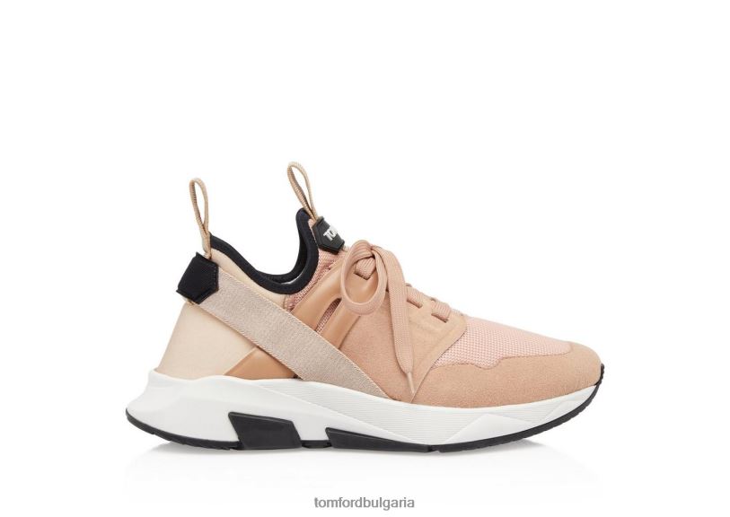 Жени обувки найлонова мрежа jago ниско горнище голо TOM FORD B880D1354