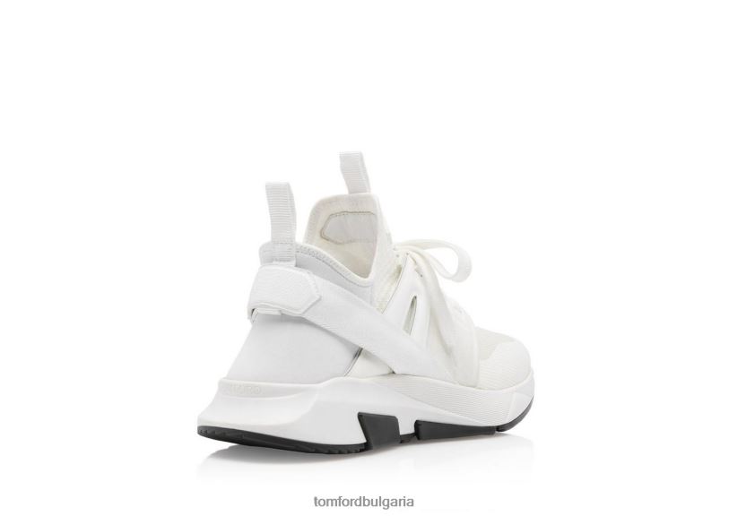 Жени обувки найлонова мрежа jago ниско горнище бяло TOM FORD B880D1356