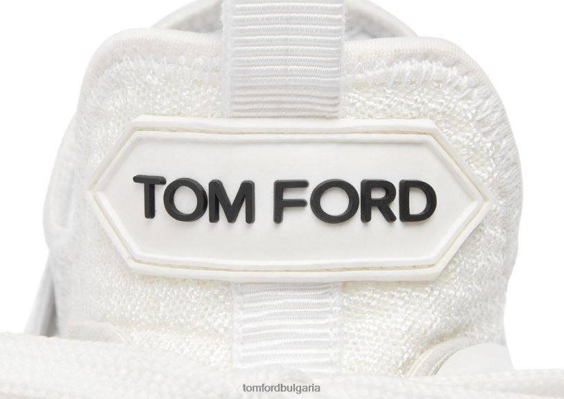 Жени обувки найлонова мрежа jago ниско горнище бяло TOM FORD B880D1356
