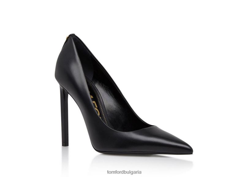 Жени обувки кожена винтова помпа черен TOM FORD B880D1335