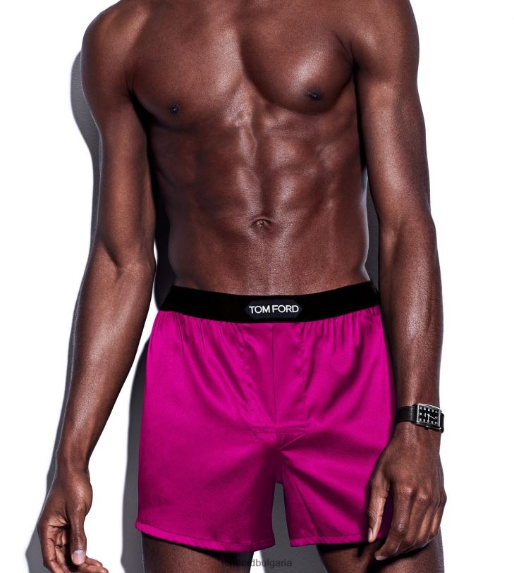 мъже облекло копринени боксерки фуксия TOM FORD B880D455