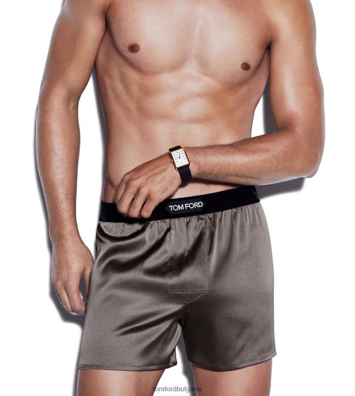 мъже облекло копринени боксерки сиво TOM FORD B880D458