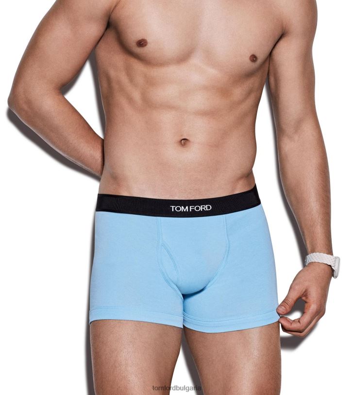 мъже облекло памучни боксерки аква TOM FORD B880D493