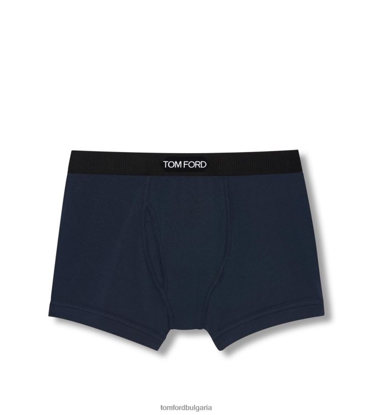 мъже облекло памучни боксерки военноморски флот TOM FORD B880D494