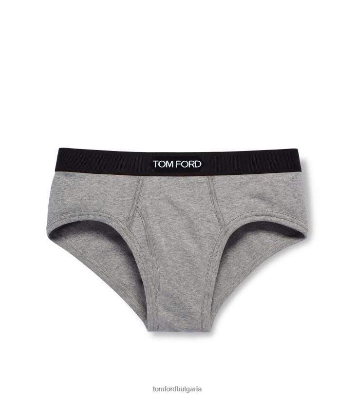 мъже облекло памучни слипове сиво TOM FORD B880D513