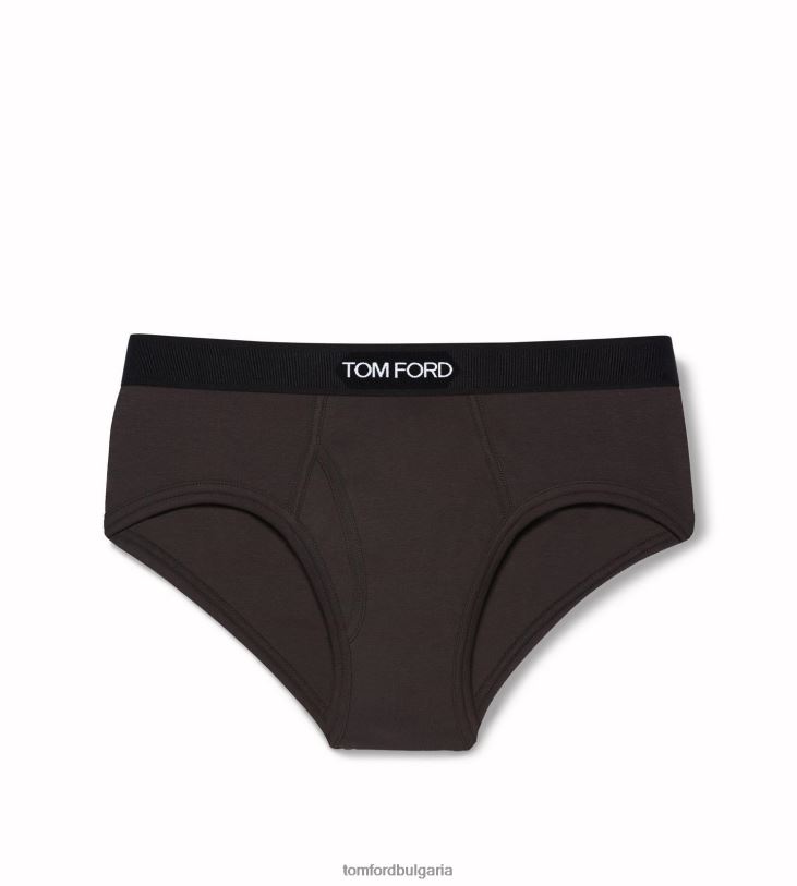 мъже облекло памучни слипове абанос TOM FORD B880D520