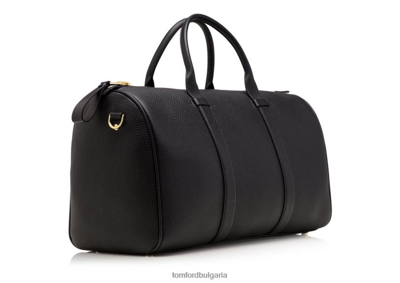 мъже аксесоар чантичка от зърнеста кожа черен TOM FORD B880D1032