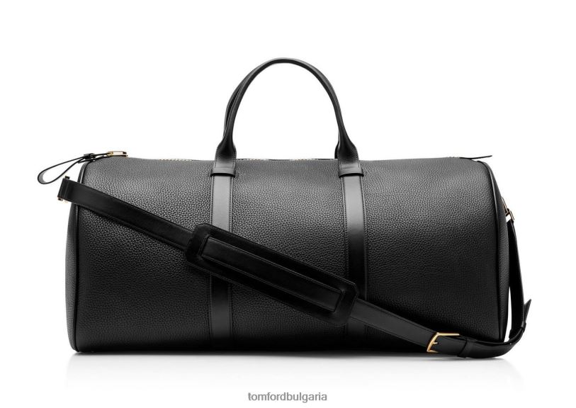 мъже аксесоар голяма чантичка от зърнеста кожа черен TOM FORD B880D1035