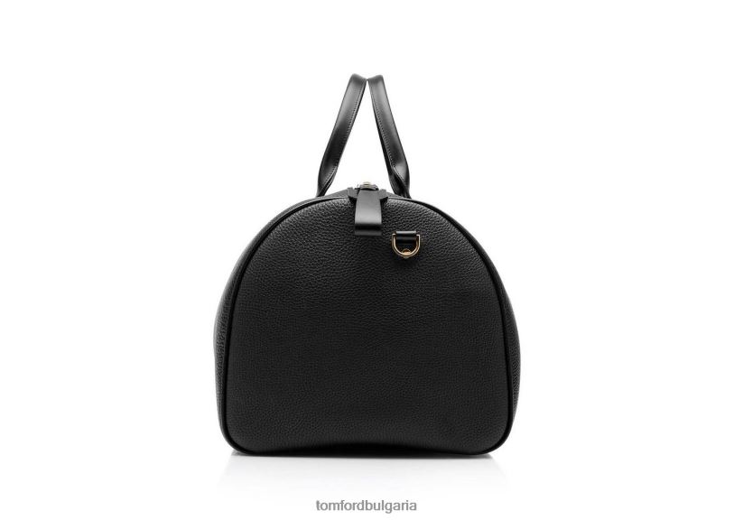 мъже аксесоар голяма чантичка от зърнеста кожа черен TOM FORD B880D1035