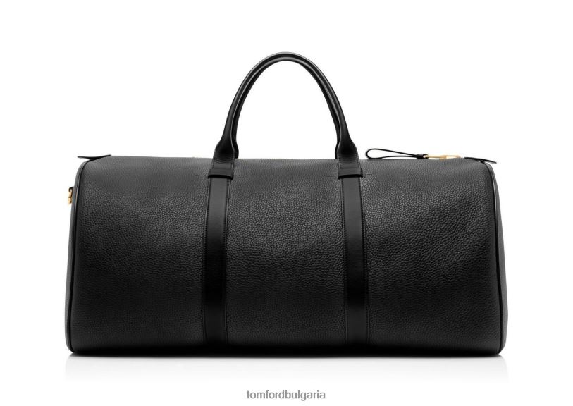 мъже аксесоар голяма чантичка от зърнеста кожа черен TOM FORD B880D1035