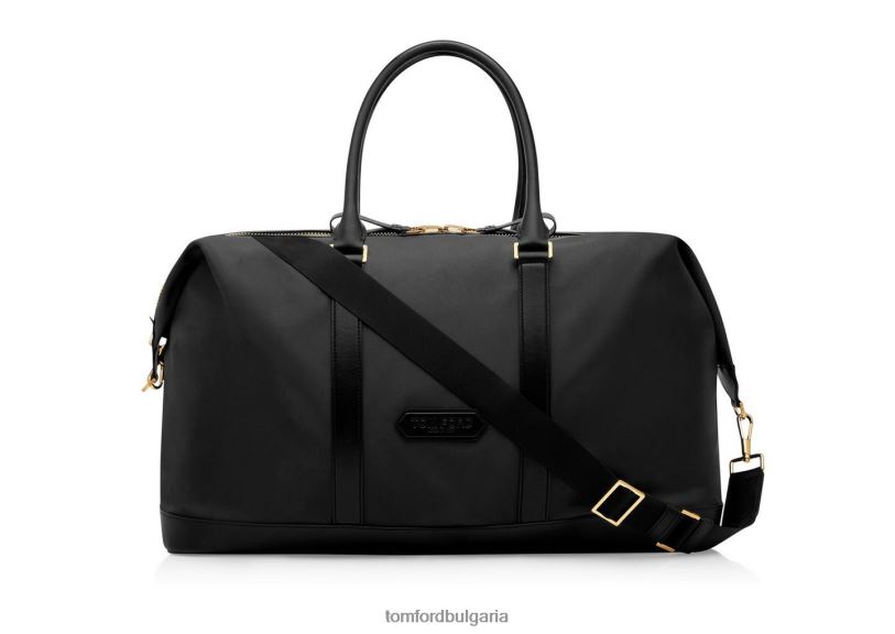 мъже аксесоар чанта от рециклиран найлон черен TOM FORD B880D1038