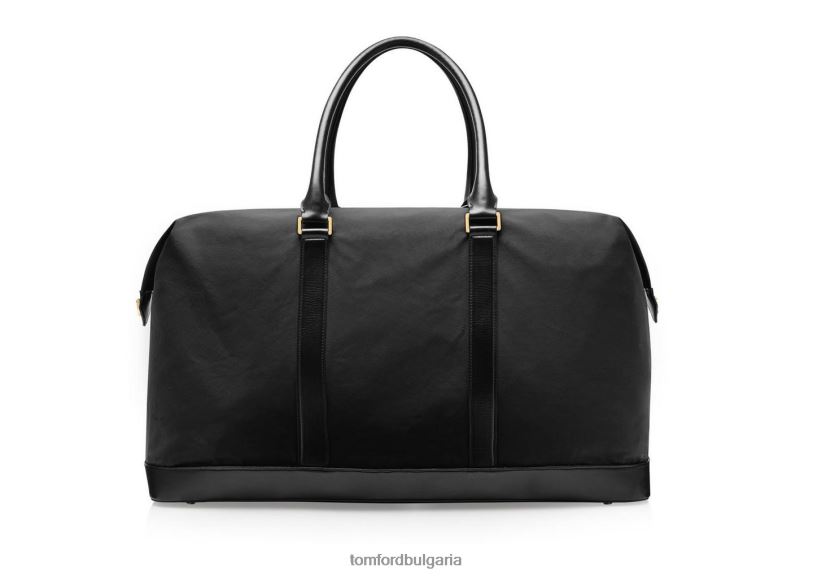 мъже аксесоар чанта от рециклиран найлон черен TOM FORD B880D1038