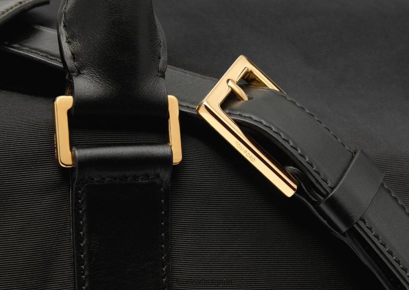 мъже аксесоар чанта от рециклиран найлон черен TOM FORD B880D1038