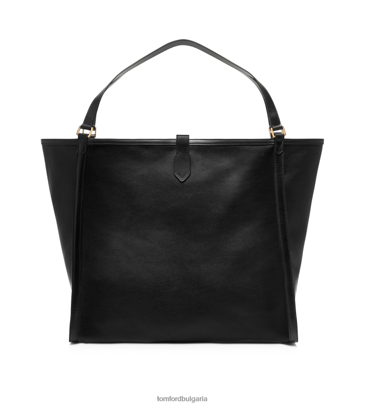 мъже аксесоар гигантска чантичка от гладка кожа черен TOM FORD B880D1044