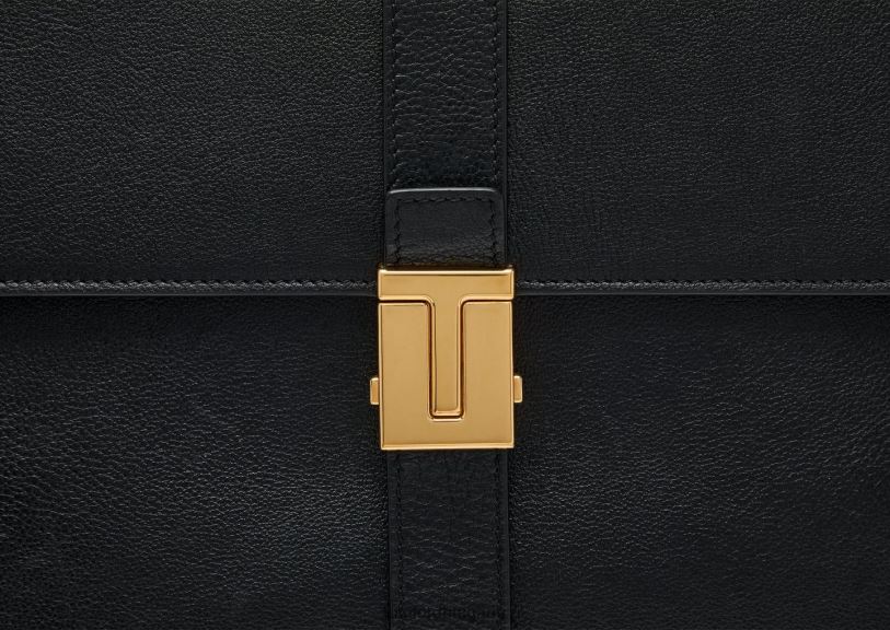 мъже аксесоар куфарче 001 от зърнеста кожа черен TOM FORD B880D1011