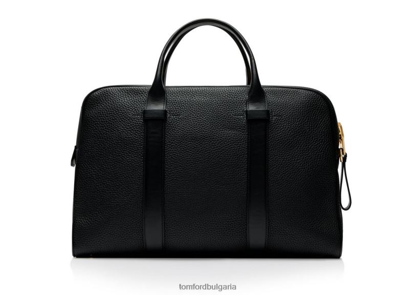 мъже аксесоар куфарче от зърнеста кожа черен TOM FORD B880D1010